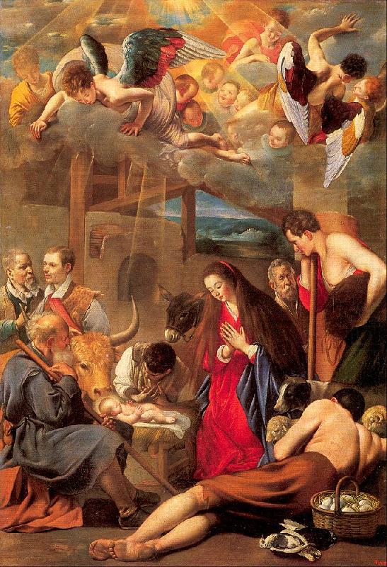 Adoration of the Shepherds, Maino, Juan Bautista del